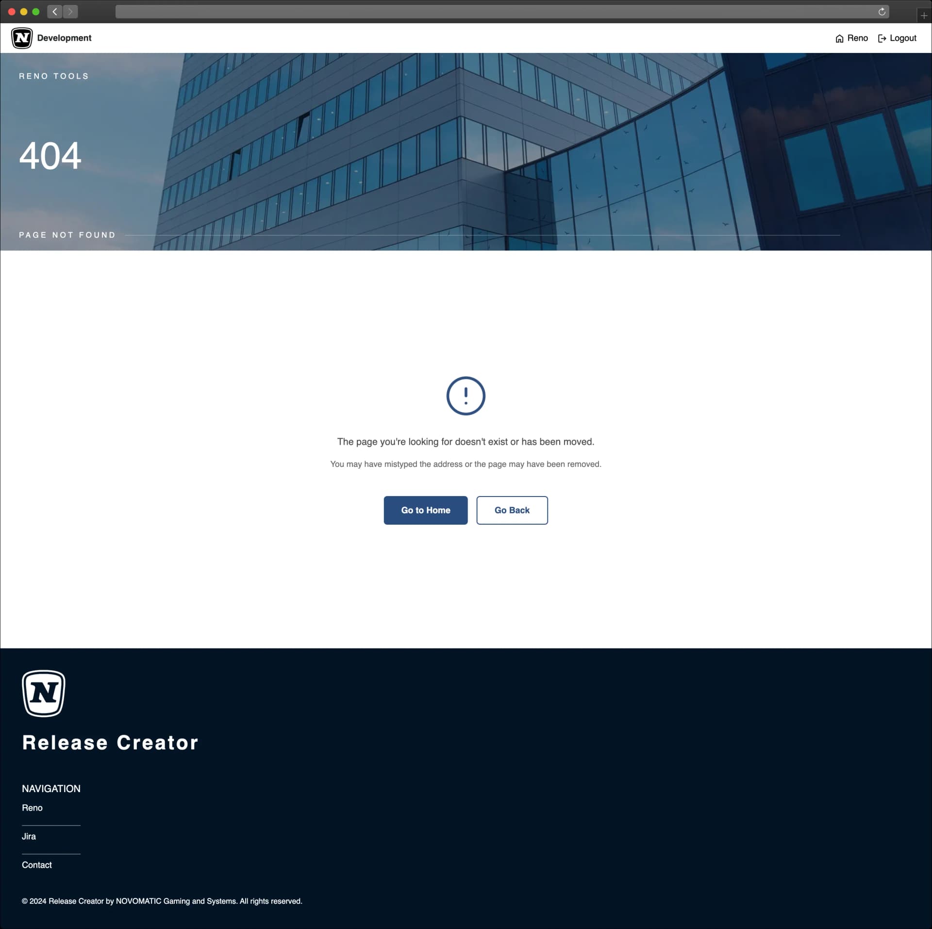 Custom 404 error page